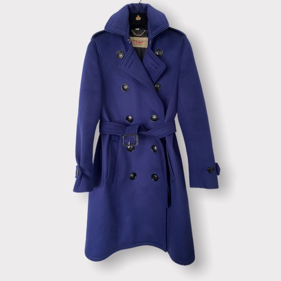 New Burberry 100% cashmere trench coat jacket S M